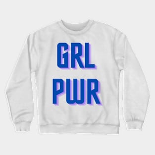 GRL PWR - Blue/Purple Crewneck Sweatshirt